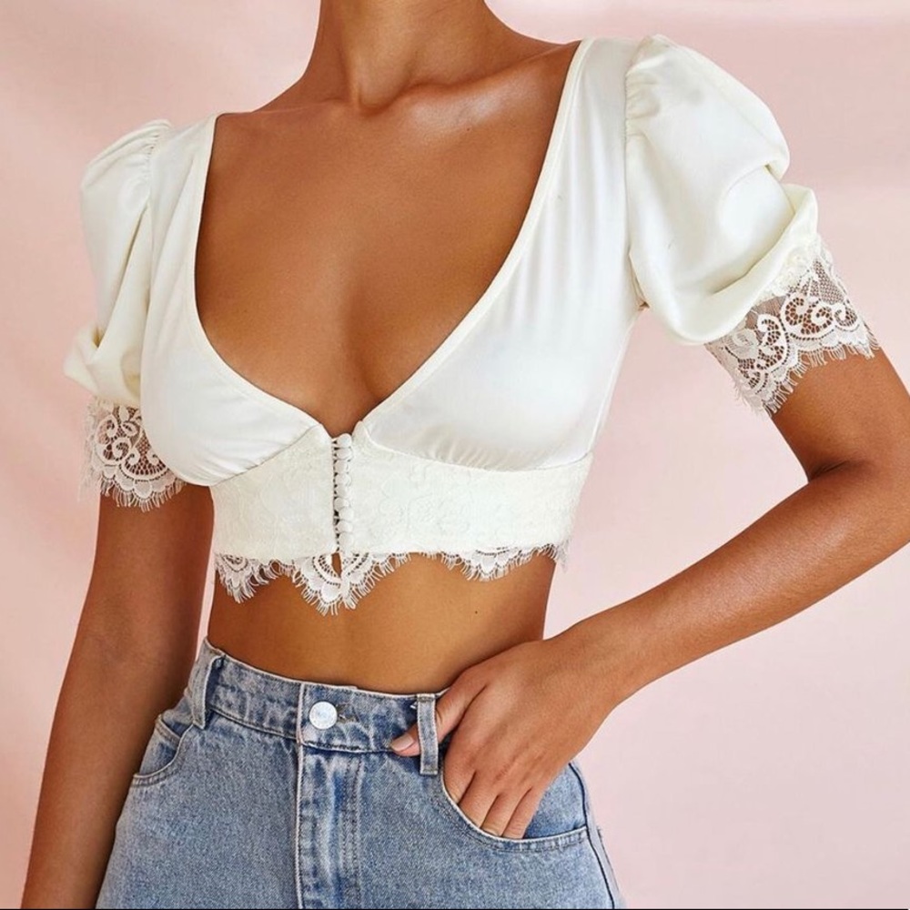 House of CB Leonie blouse XS